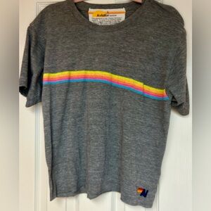 Aviator Nation stripe tee Large